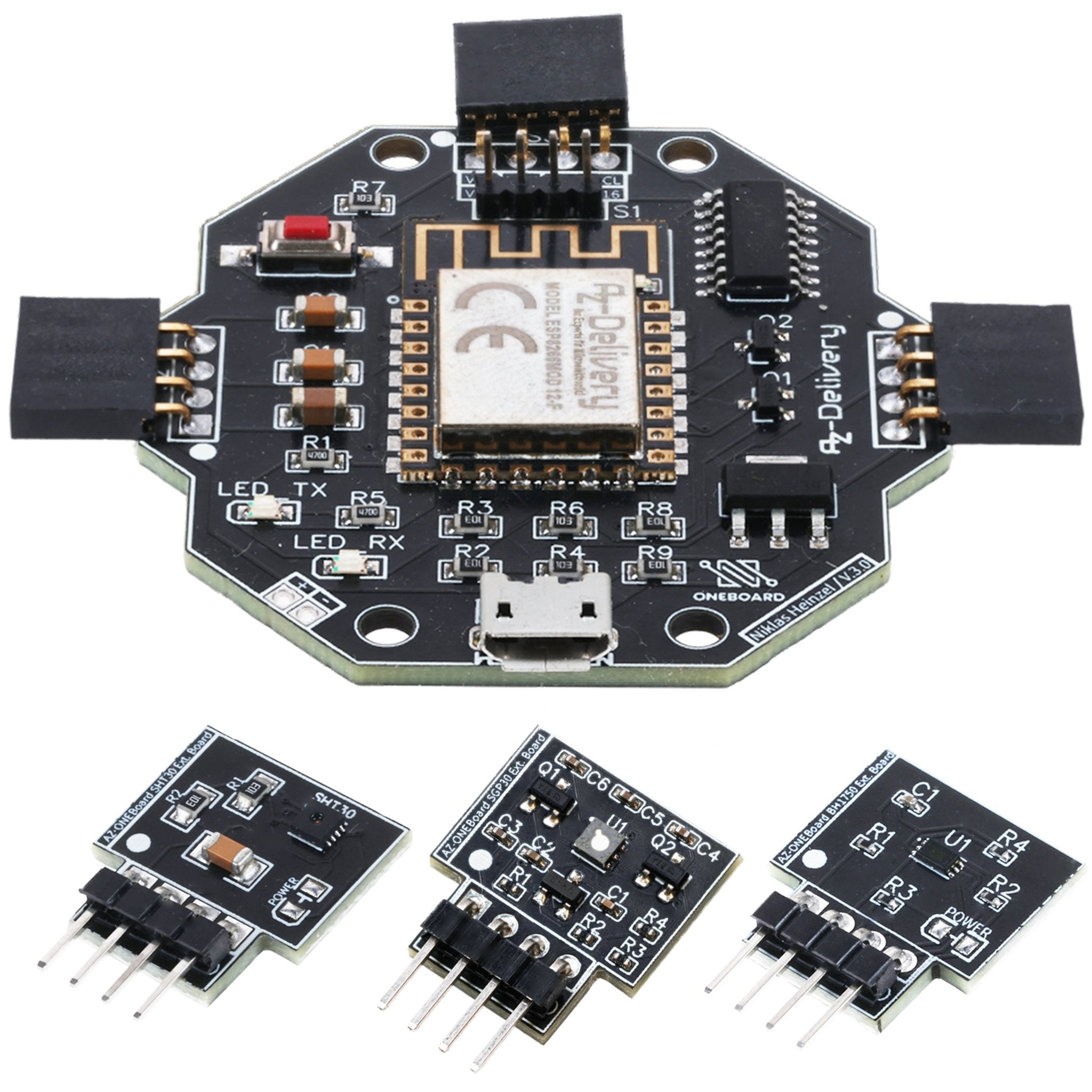 az-delivery-az-oneboard-esp12f-entwicklungsboard-mit-sht30-bh1750-und-sgp30-exte image 1