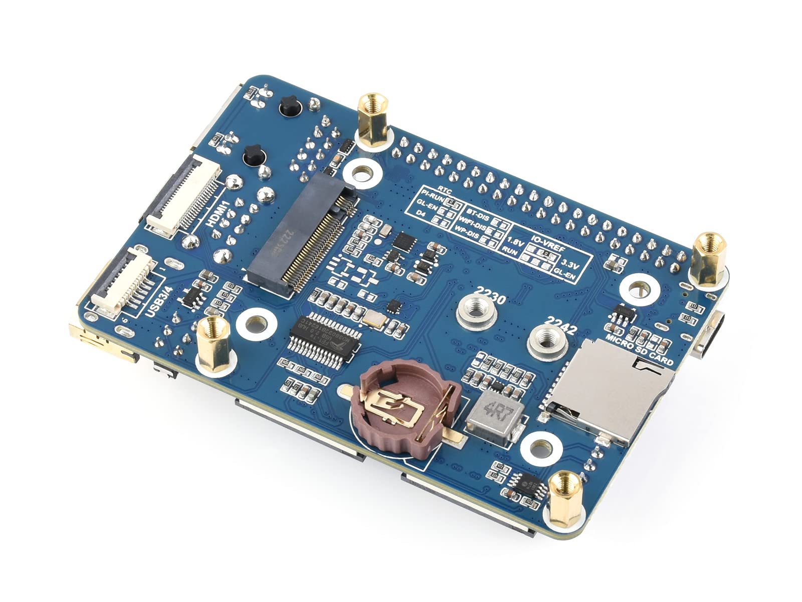 waveshare-mini-base-board-f-r-raspberry-pi-compute-module-4-entwicklungsboard-im image 2
