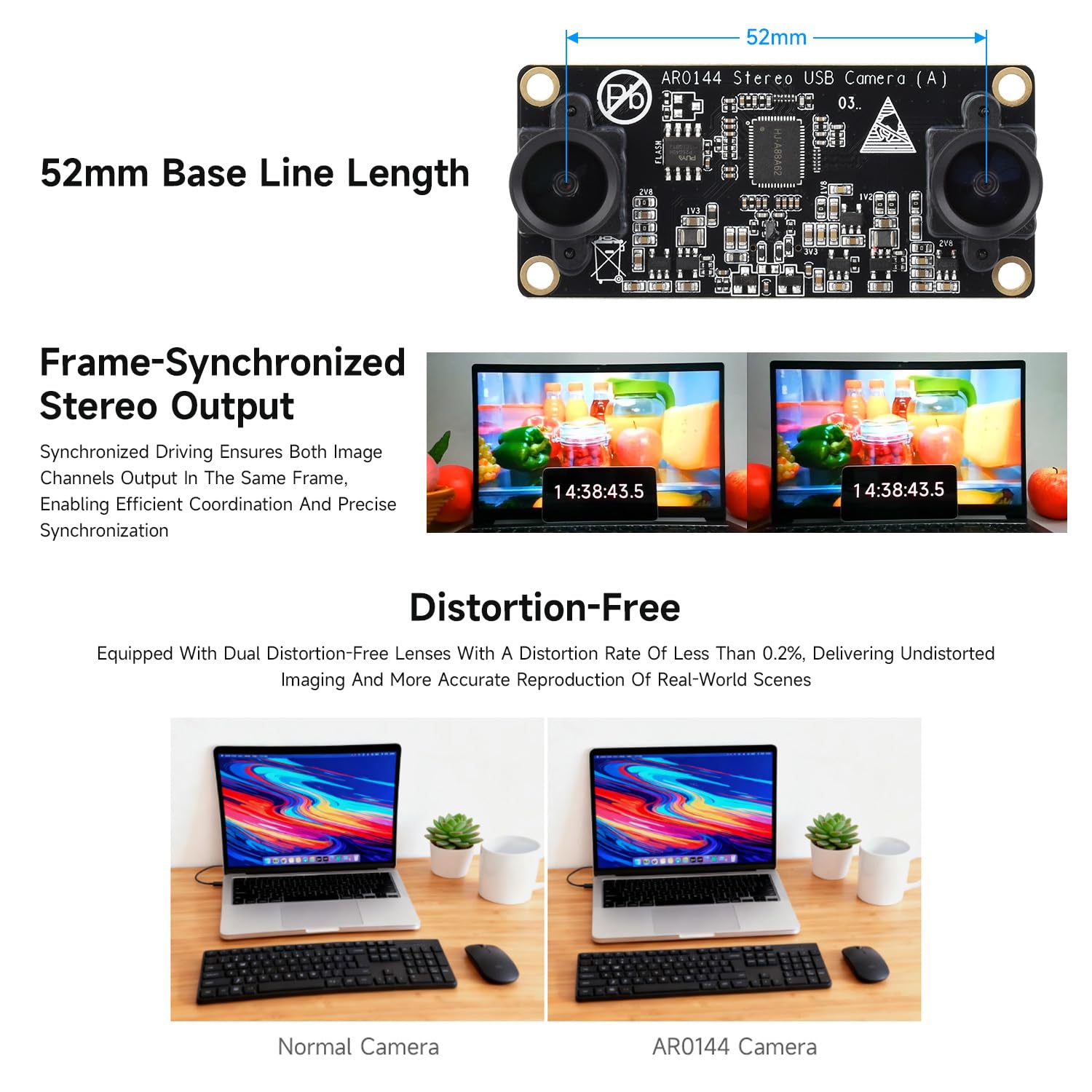waveshare-ar0144-2mp-stereo-usb-kameramodul-synchron-output-52-mm-verzerrungsfre image 4