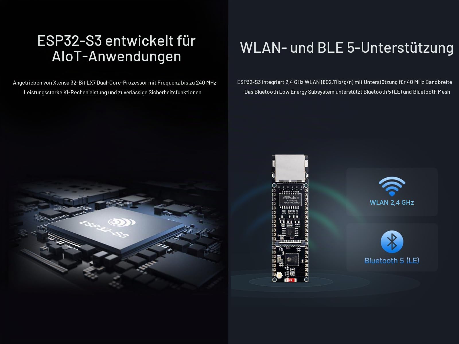 waveshare-esp32-s3-poe-eth-entwicklungsboard-mit-poe-modul-und-kameraanschluss image 3