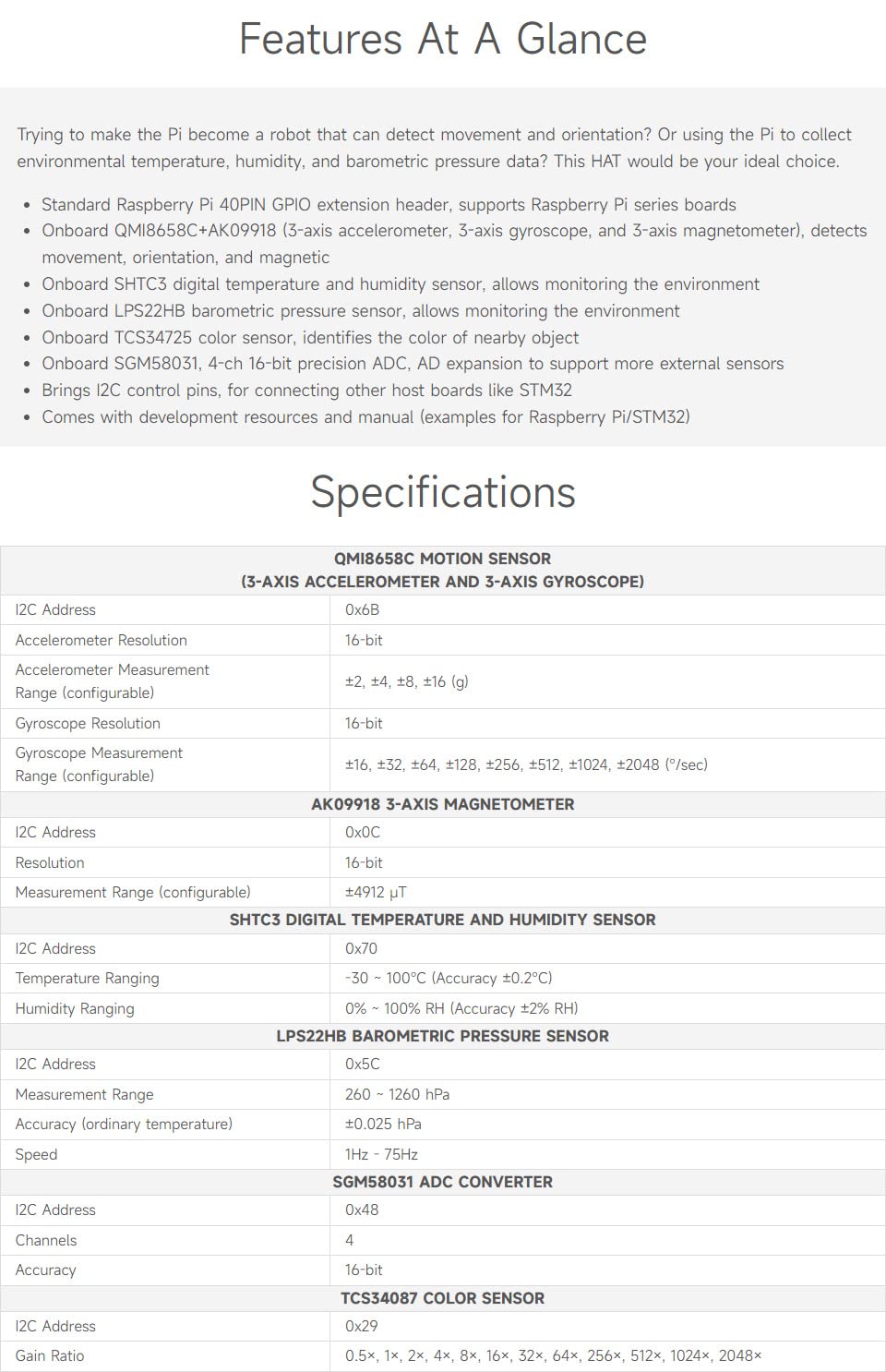 waveshare-sense-hat-c-f-r-raspberry-pi-mit-bewegung-umwelt-und-farbsensoren-adc- image 4