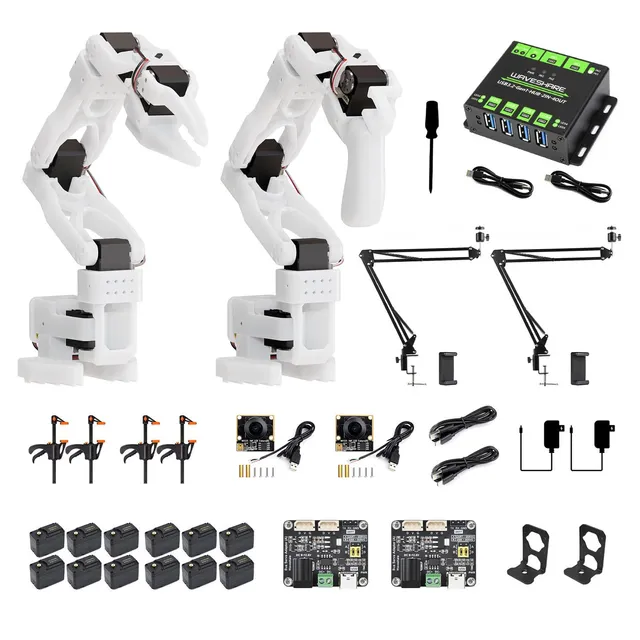 waveshare-so-arm100-open-source-6-achs-roboterarm-cam-kit-mit-resin-druckteilen image 1