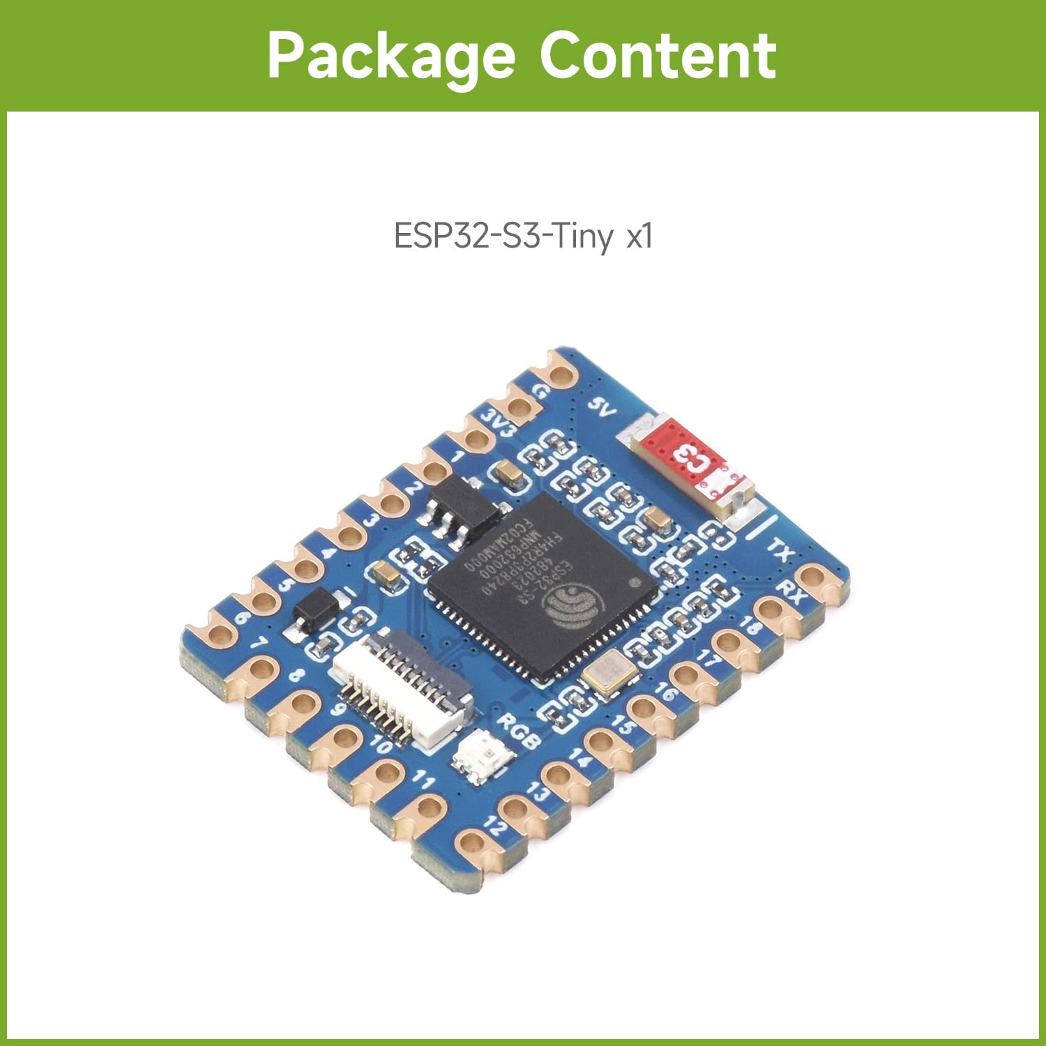 waveshare-esp32-s3-mini-development-board-esp32-s3fh4r2-wifi-bluetooth image 2