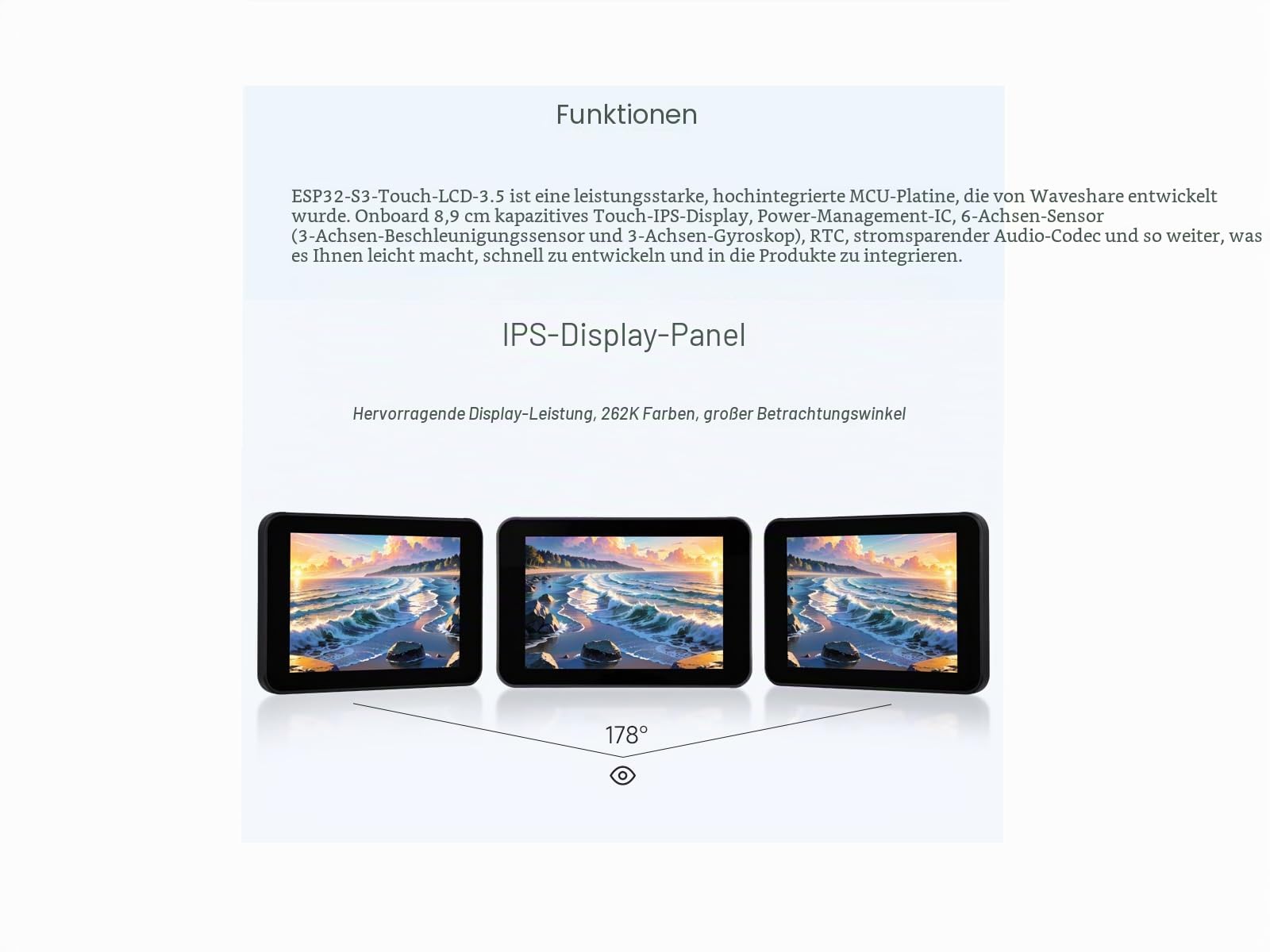 waveshare-esp32-s3-3-5-zoll-touch-display-entwicklungsboard-mit-geh-use-und-ov56 image 3