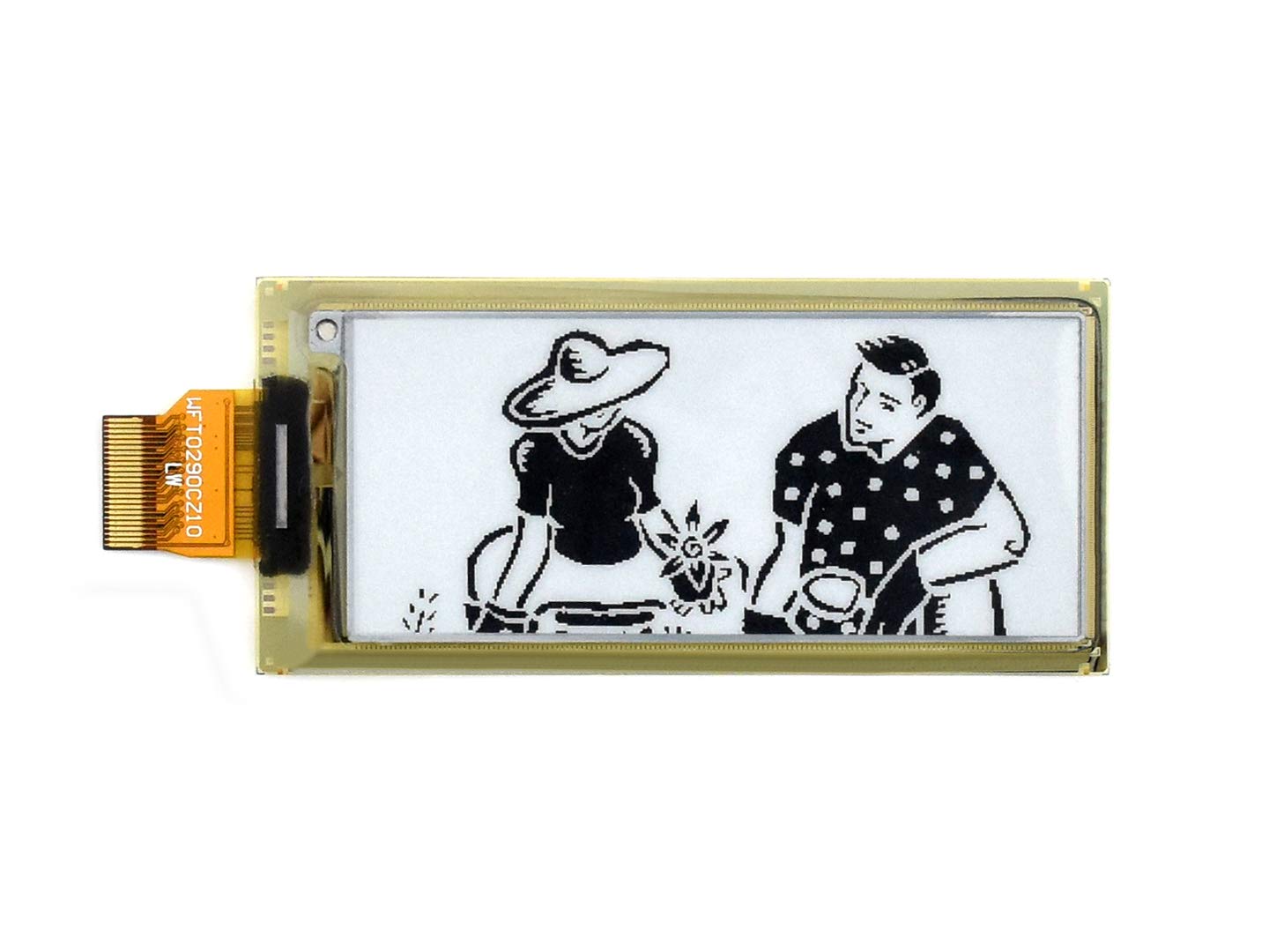 waveshare-2-9-zoll-flexibles-e-ink-raw-display-296x128-schwarz-wei-biegbar image 5