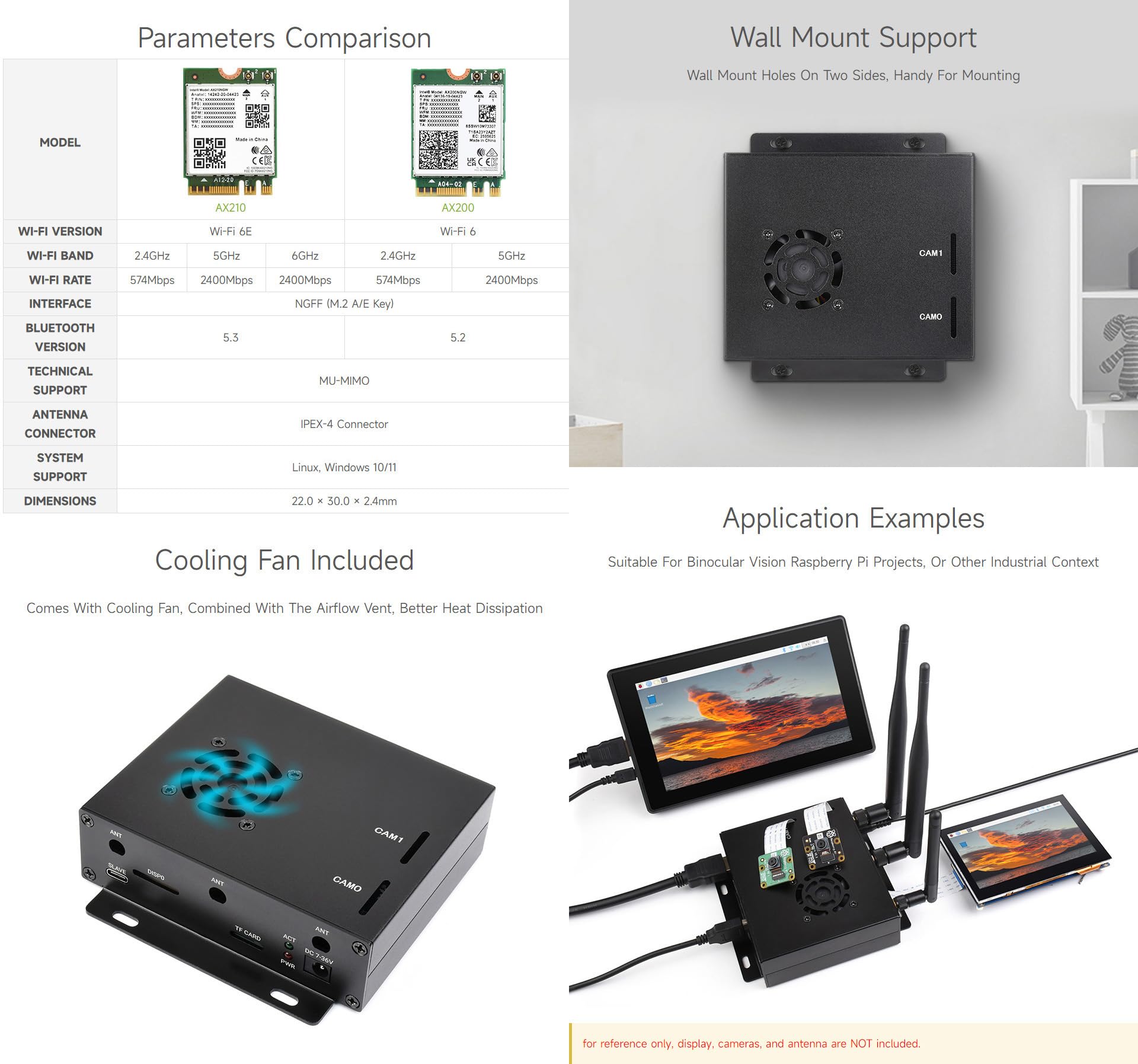waveshare-wifi6-dual-eth-base-board-f-r-raspberry-pi-compute-module-4-mit-m-2-e- image 6
