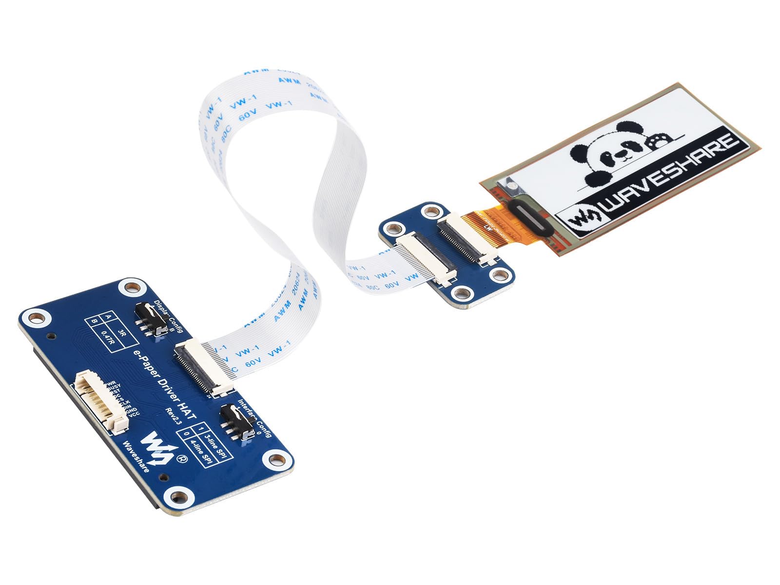 waveshare-2-13-zoll-flexibles-e-ink-display-hat-f-r-raspberry-pi-212x104 image 1
