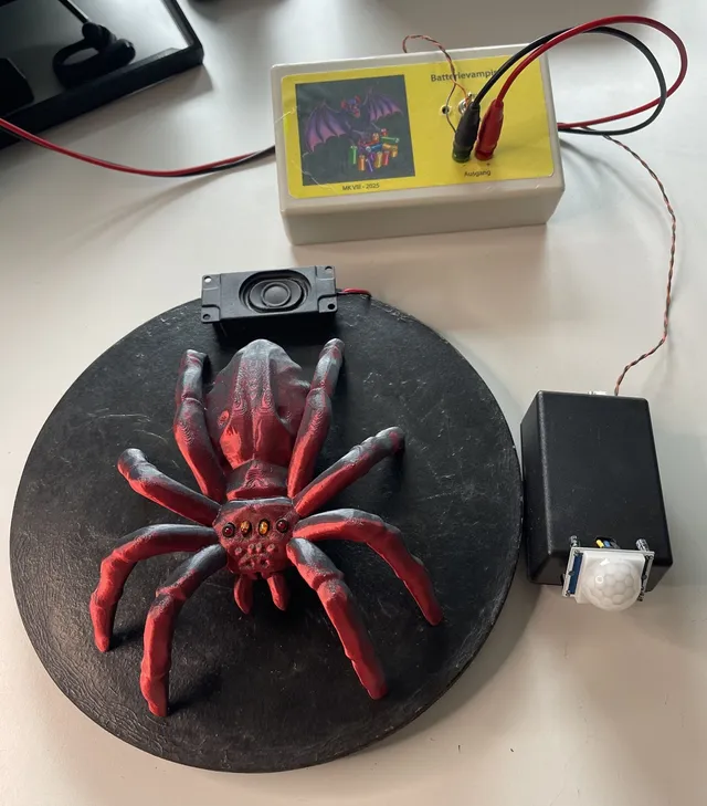 az-delivery-halloween-spider-diy-spinne-projektbundle-mit-sound-und-lichteffekte image 1