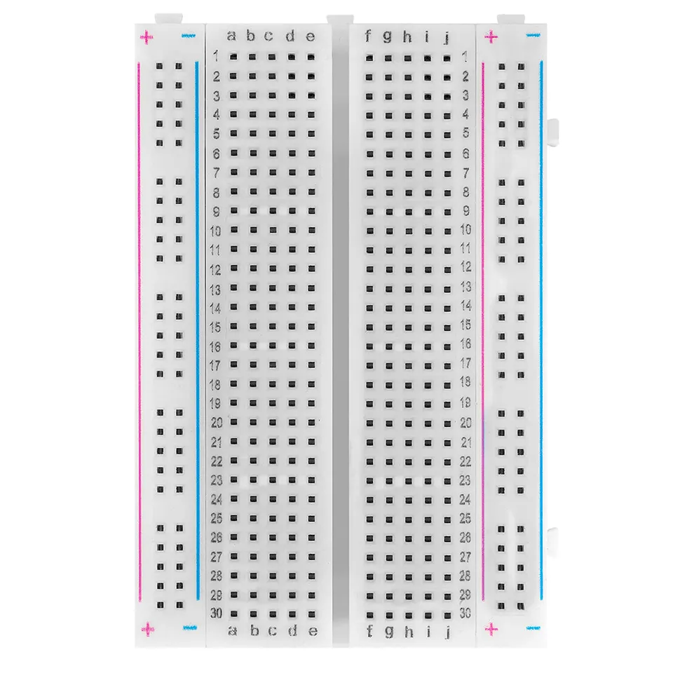 az-delivery-mini-breadboard-400-pin-mit-4-stromschienen image 1