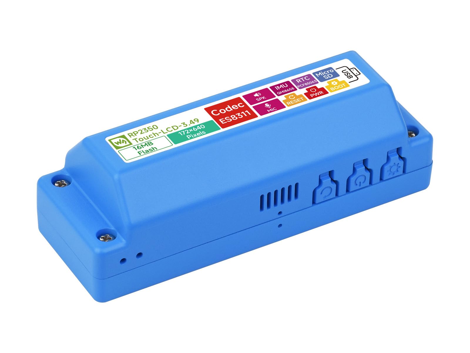 waveshare-rp2350-entwicklungsboard-3-49-zoll-ips-touch-display-172x640-mit-6-ach image 2