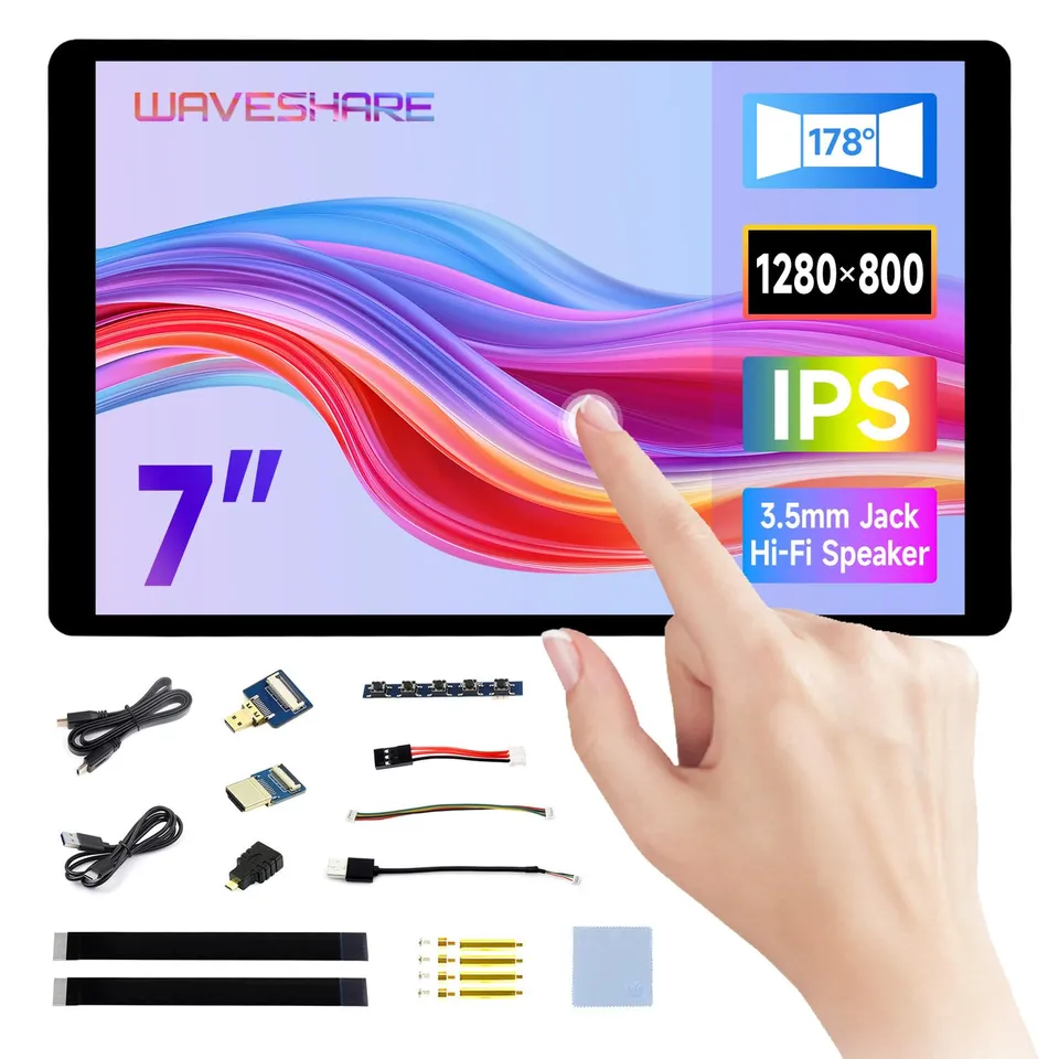 waveshare-7-zoll-wide-color-gamut-kapazitives-touch-display-1280x800-ips image 1