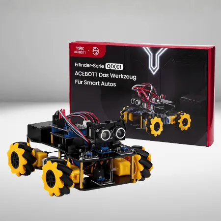 az-delivery-stem-roboterauto-starterkit-mecanum-wheels-mit-esp32-controller-boar image 1