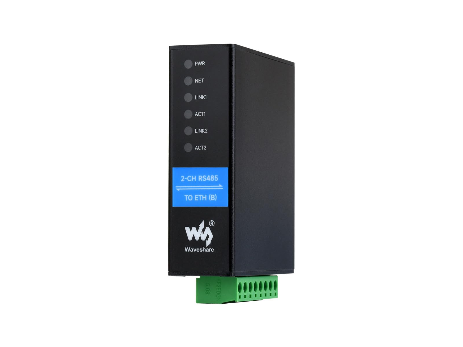 waveshare-2-kanal-rs485-zu-rj45-ethernet-serial-server-dual-rs485 image 1