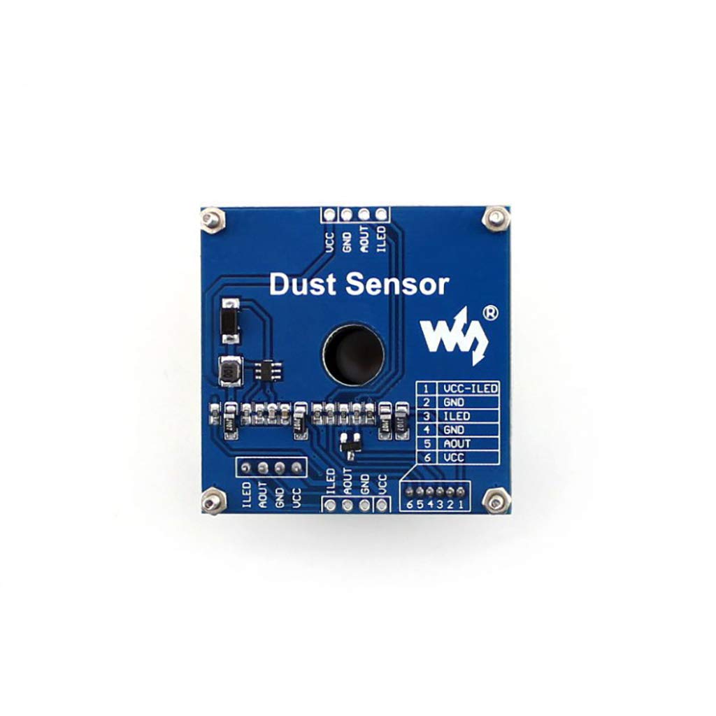 waveshare-staub-sensor-modul-kit-mit-sharp-gp2y1010au0f-pm2-5 image 4