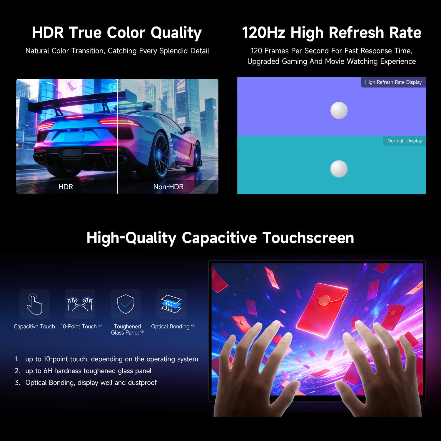 waveshare-luckfox-16-zoll-4k-portable-touch-monitor-3840x2400-120hz-ips-mit-magn image 6