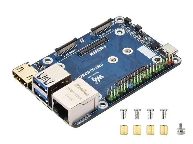 waveshare-mini-base-board-b-f-r-raspberry-pi-compute-module-5-lite-emmc image 1