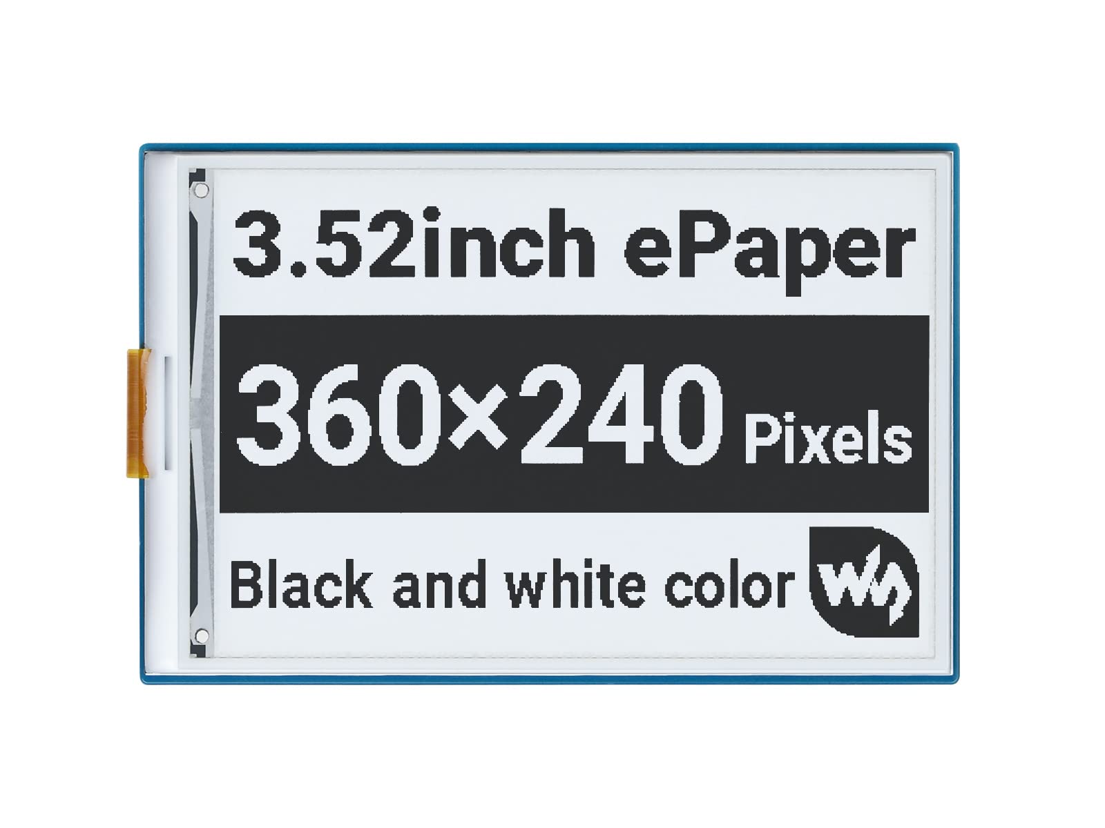 waveshare-3-52-zoll-e-paper-hat-f-r-raspberry-pi-360x240-schwarz-wei-spi image 1