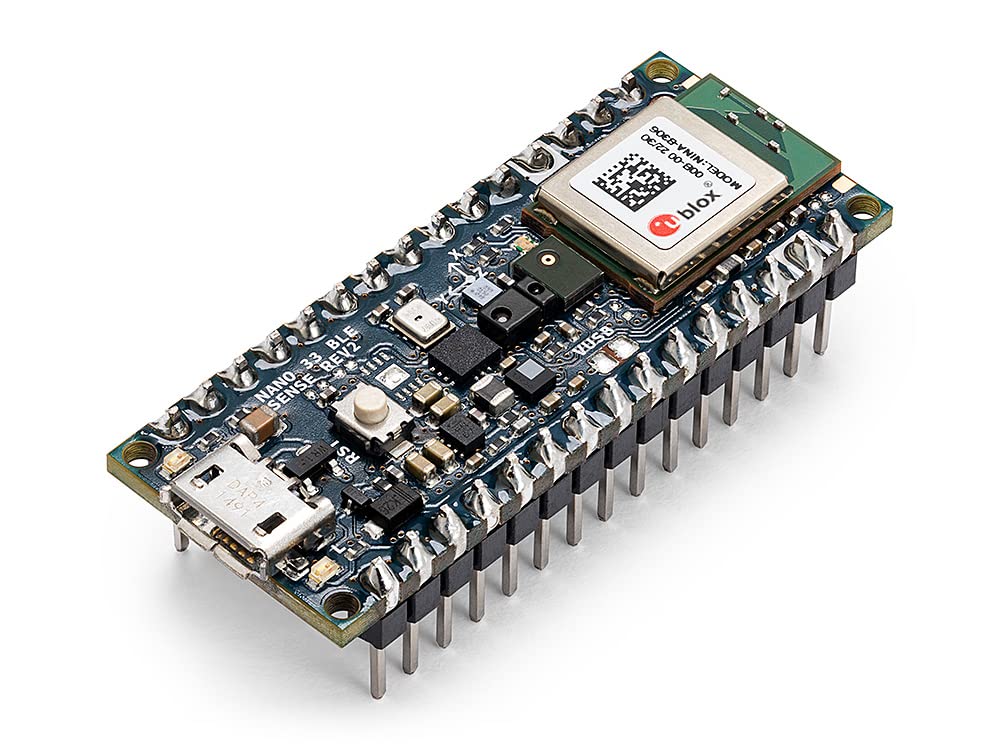 arduino-nano-33-ble-sense-rev2-mit-headers-abx00070-board-mit-sensoren-und-bluet image 1