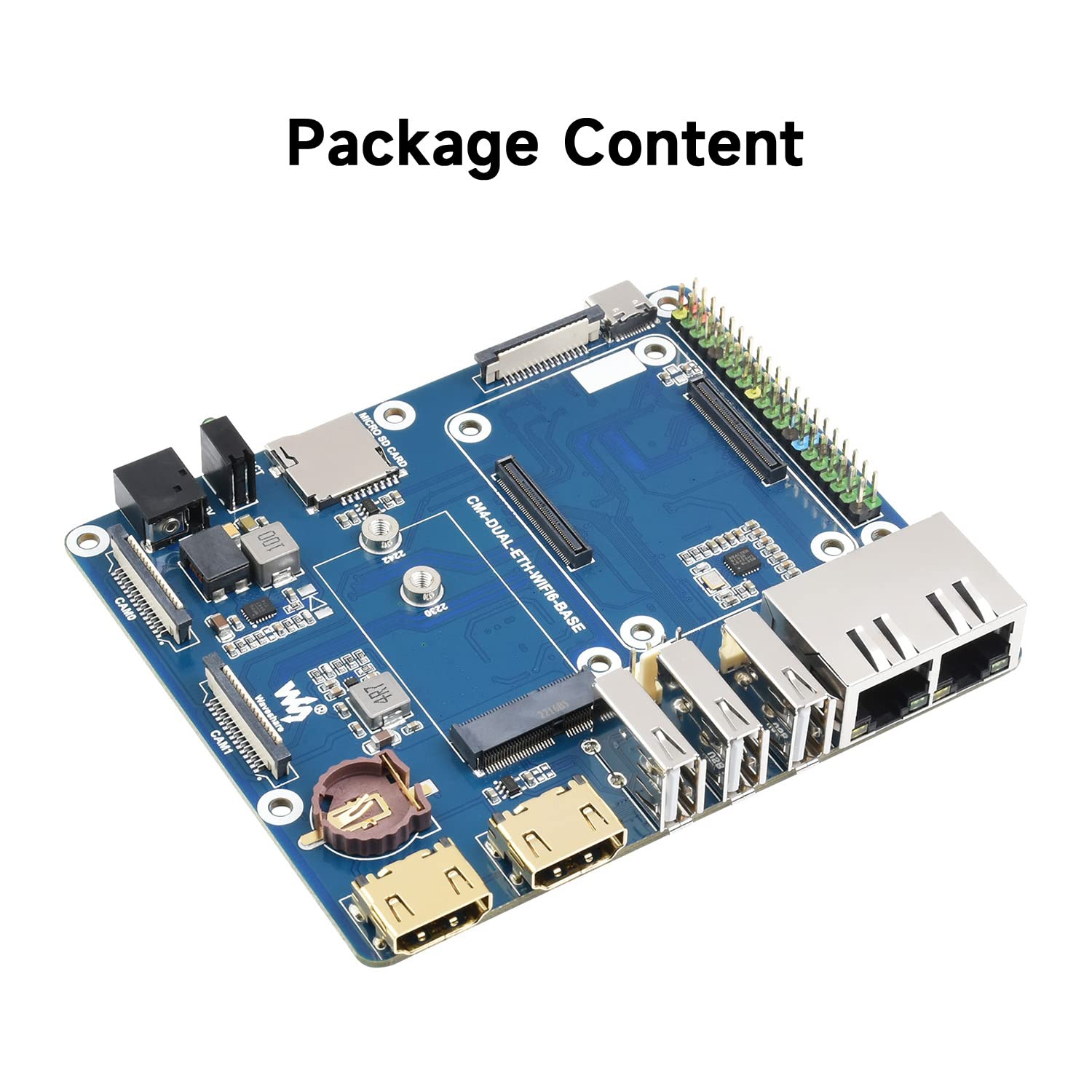 waveshare-wifi6-dual-eth-base-board-f-r-raspberry-pi-compute-module-4-mit-m-2-e- image 2