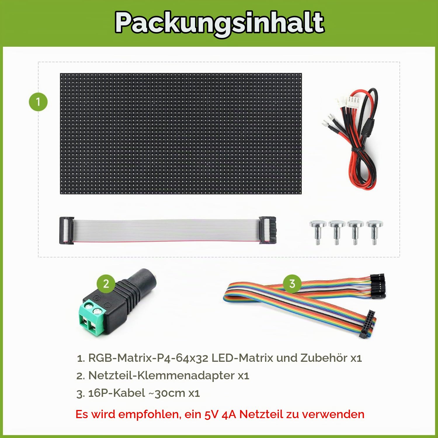waveshare-rgb-full-color-led-matrix-panel-4-mm-pitch-64-32-pixel-2048-rgb-leds-f image 2