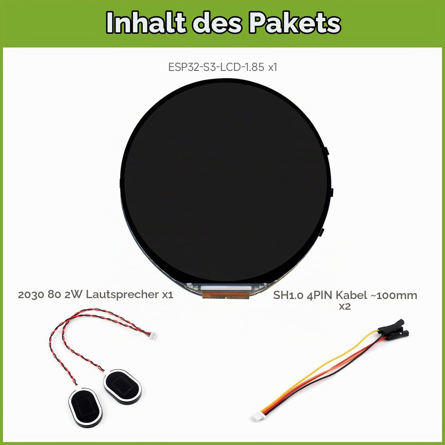 waveshare-esp32-s3-1-85-zoll-display-entwicklungsboard-360x360-ohne-touch image 2
