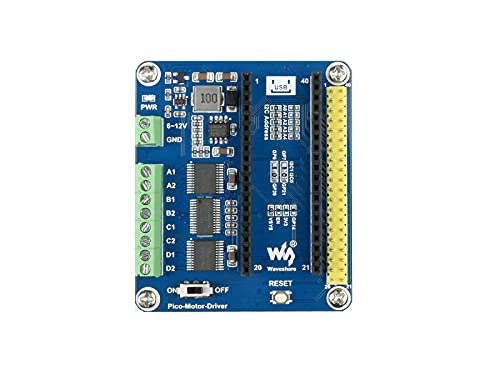 waveshare-dc-motortreiber-modul-f-r-raspberry-pi-pico-4x-dc-motor-pca9685-pwm-tb image 8
