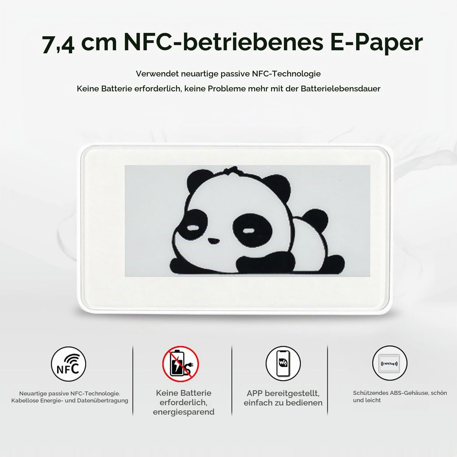 waveshare-1-54-zoll-nfc-e-paper-display-ohne-batterie-im-wei-en-geh-use image 2