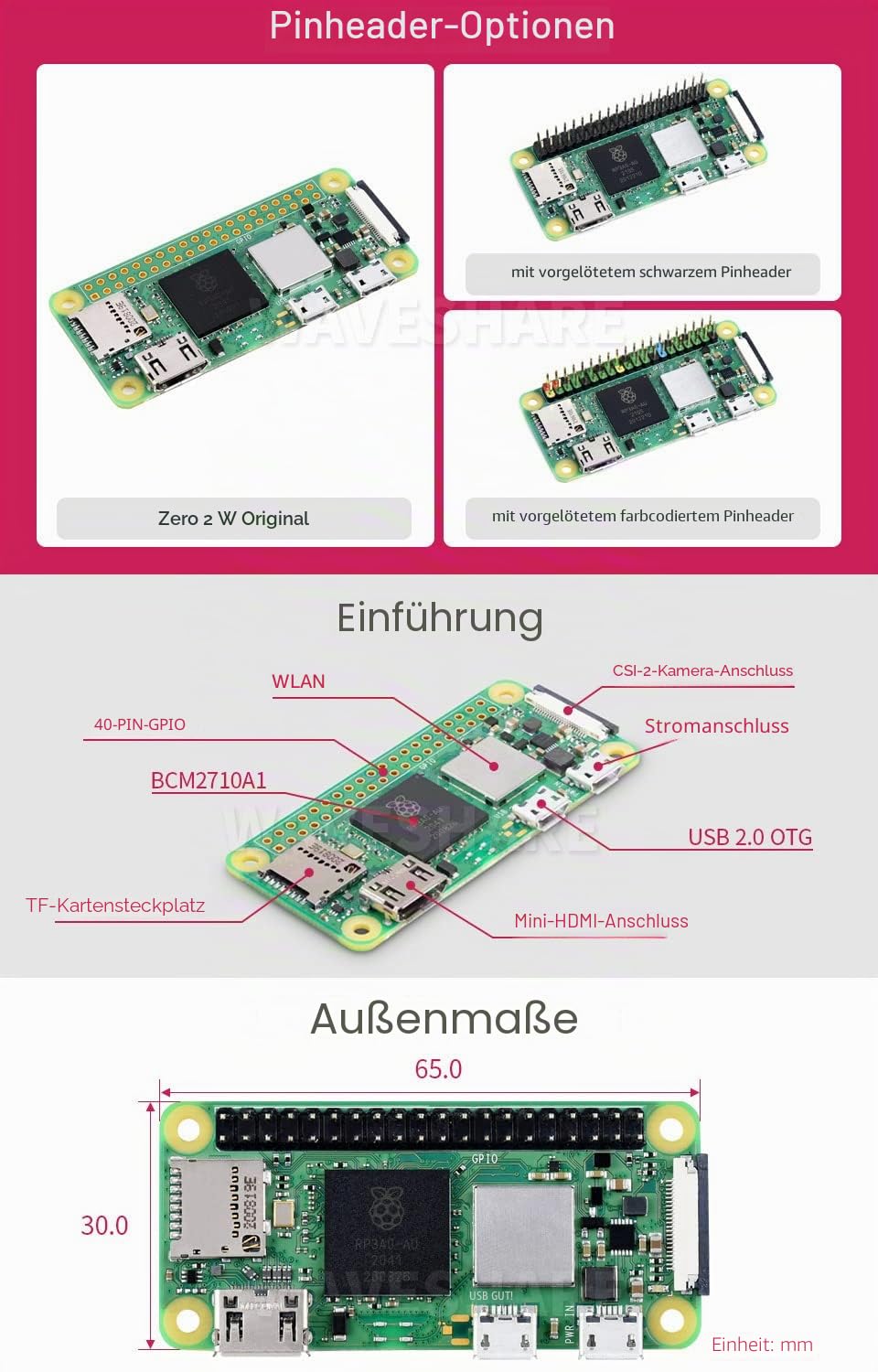 waveshare-raspberry-pi-zero-2-wh-1ghz-quad-core-wifi-bt-black-pinheader image 4
