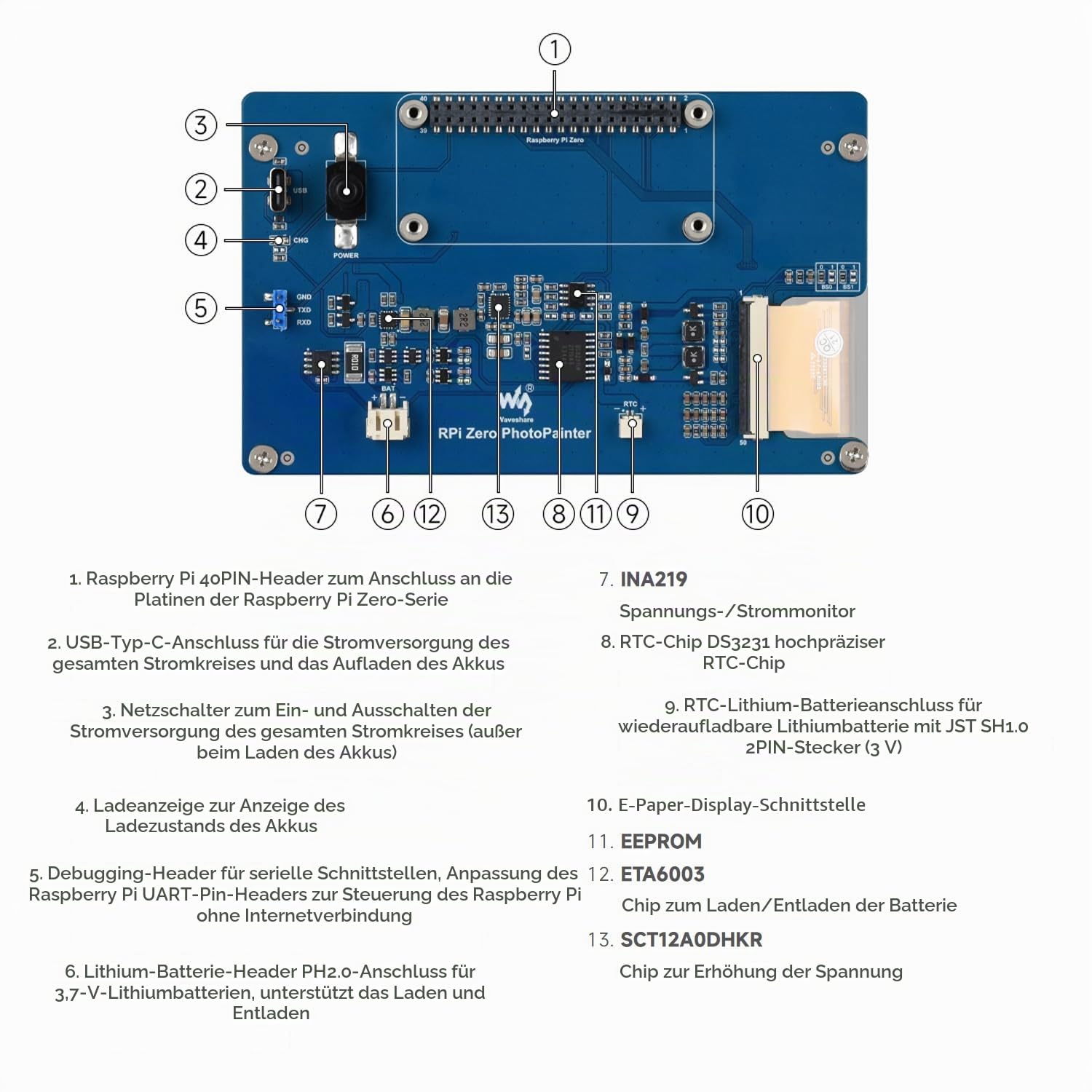 waveshare-7-3-zoll-e6-full-color-e-paper-im-massivholz-bilderrahmen-bundle-mit-r image 7