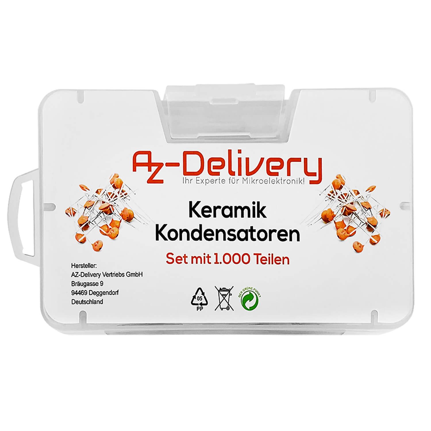 az-delivery-keramik-kondensator-sortiment-1000-teile-50-sorten image 1