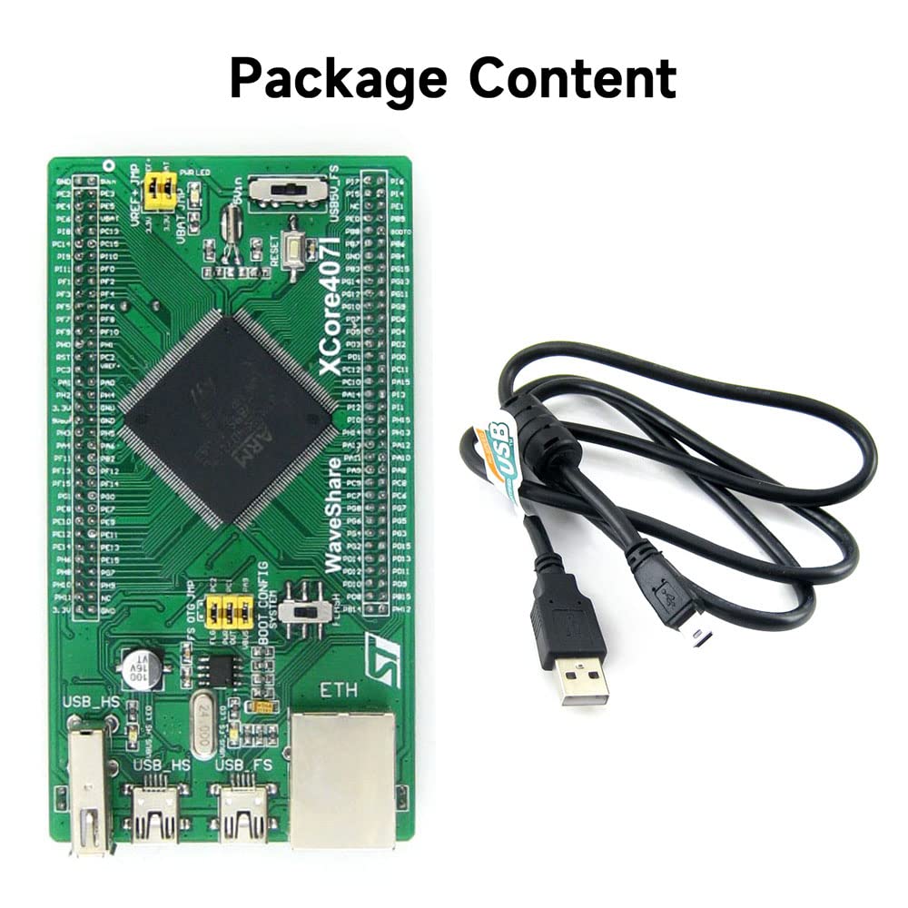 waveshare-xcore407i-stm32-entwicklungsboard-stm32f407igt6-arm-cortex-m4-kit image 2