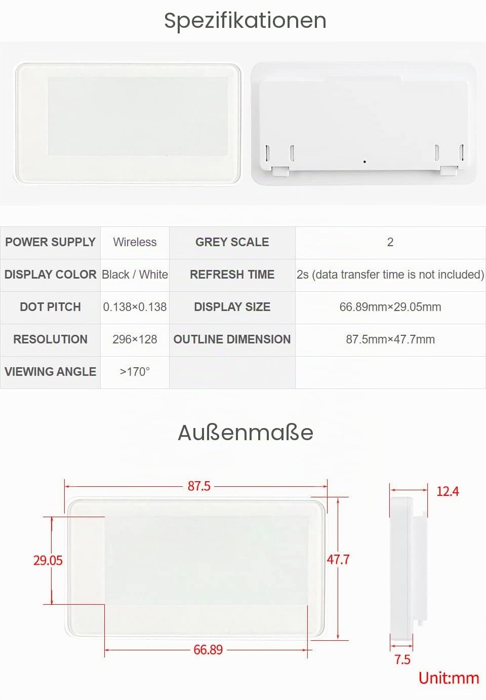 waveshare-2-9-zoll-passives-nfc-e-paper-display-ohne-batterie-kabellos image 5