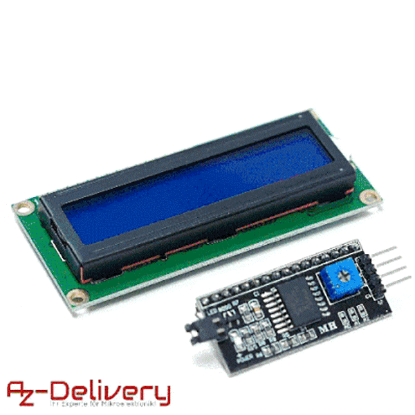 az-delivery-hd44780-1602-lcd-modul-display-bundle-mit-i2c-schnittstelle-2x16-zei-2 image 2