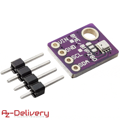 az-delivery-gy-bme280-barometrischer-sensor-f-r-temperatur-luftfeuchte-luftdruck image 2