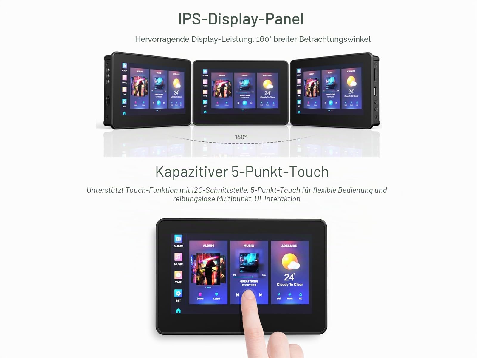 waveshare-esp32-s3-touch-lcd-4-3b-entwicklungsboard-4-3-zoll-touchscreen-mit-wi- image 4