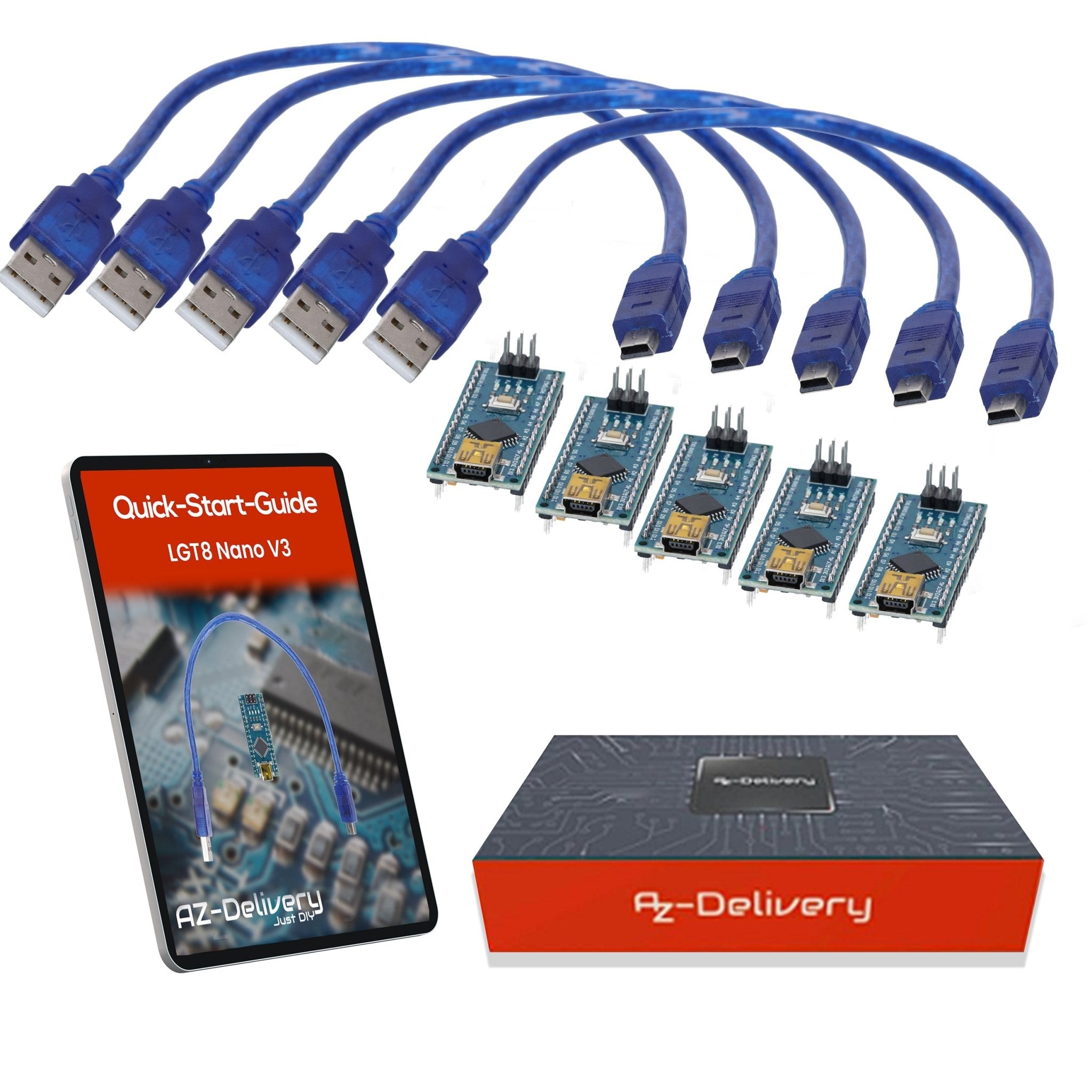 az-delivery-lgt8-nano-v3-mikrocontroller-board-lgt8f328p-ch340-32-mhz-mit-pins-u image 6