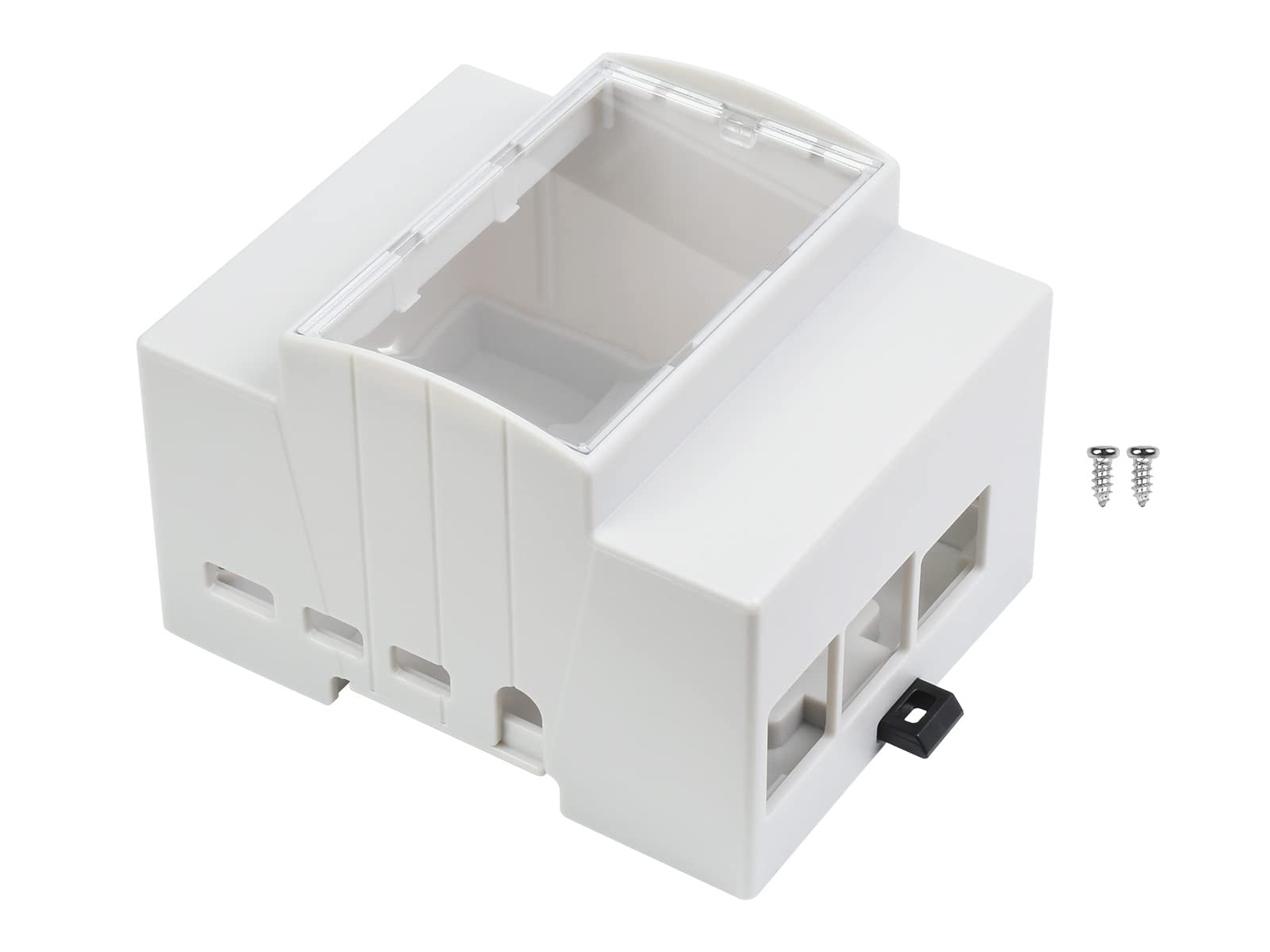 waveshare-din-schienen-geh-use-f-r-raspberry-pi-4-abs-mit-sichtfenster image 1