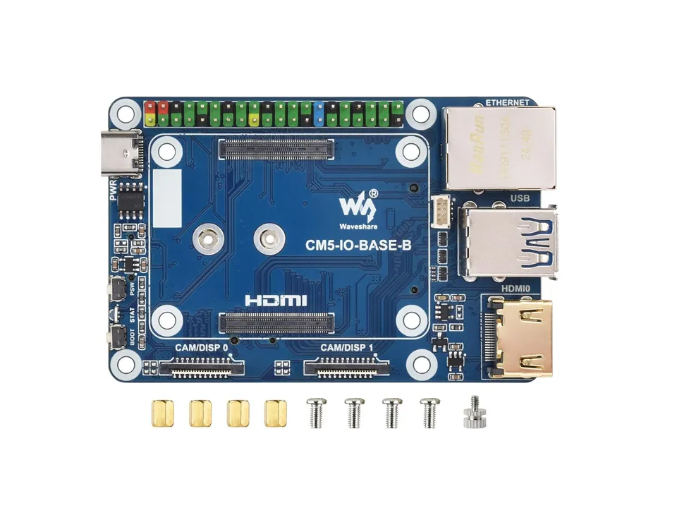 waveshare-mini-base-board-b-f-r-raspberry-pi-cm5-lite-emmc-gigabit-eth-m-2-hdmi image 1