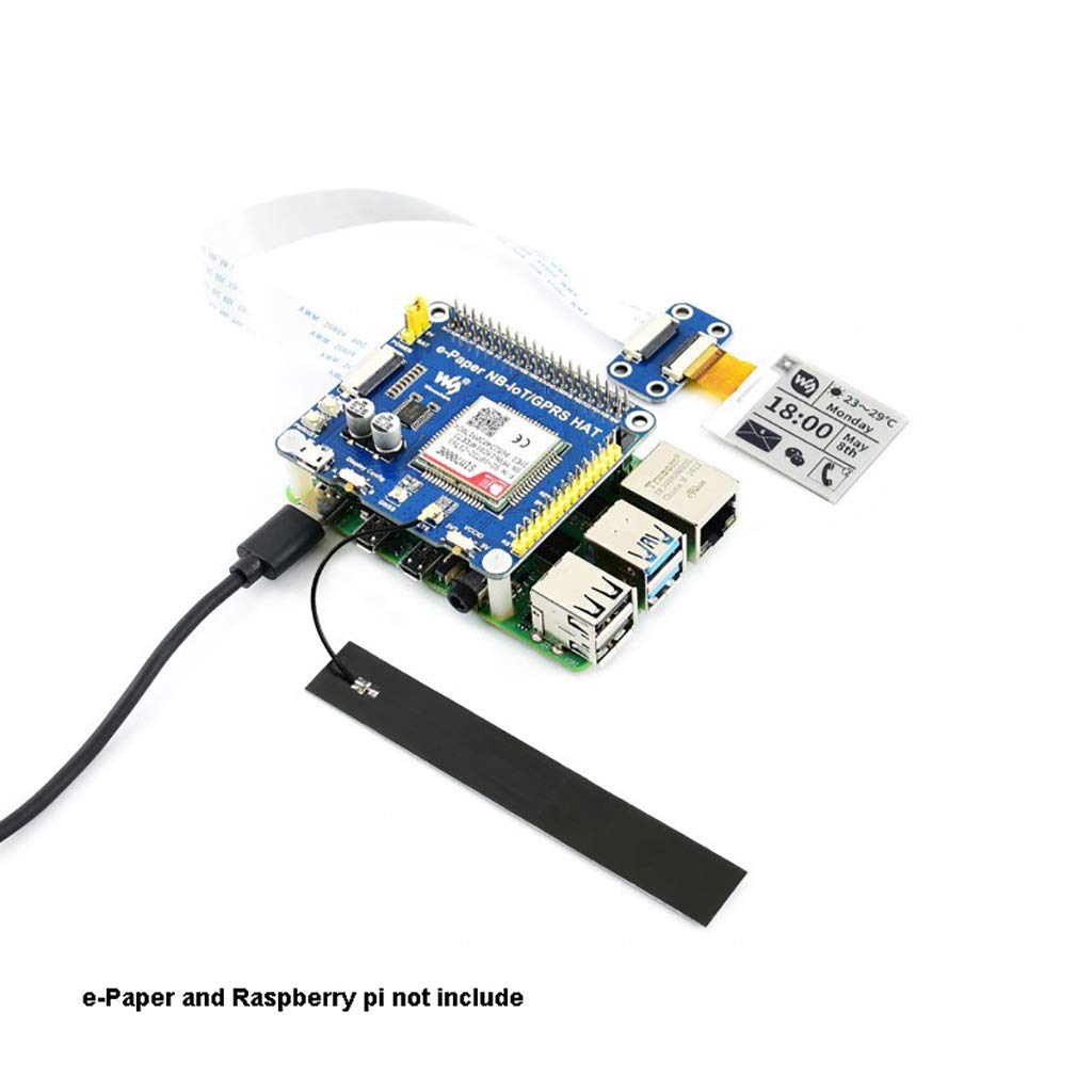 waveshare-e-paper-iot-driver-hat-f-r-raspberry-pi-mit-sim7000e-nb-iot-emtc-gprs image 5