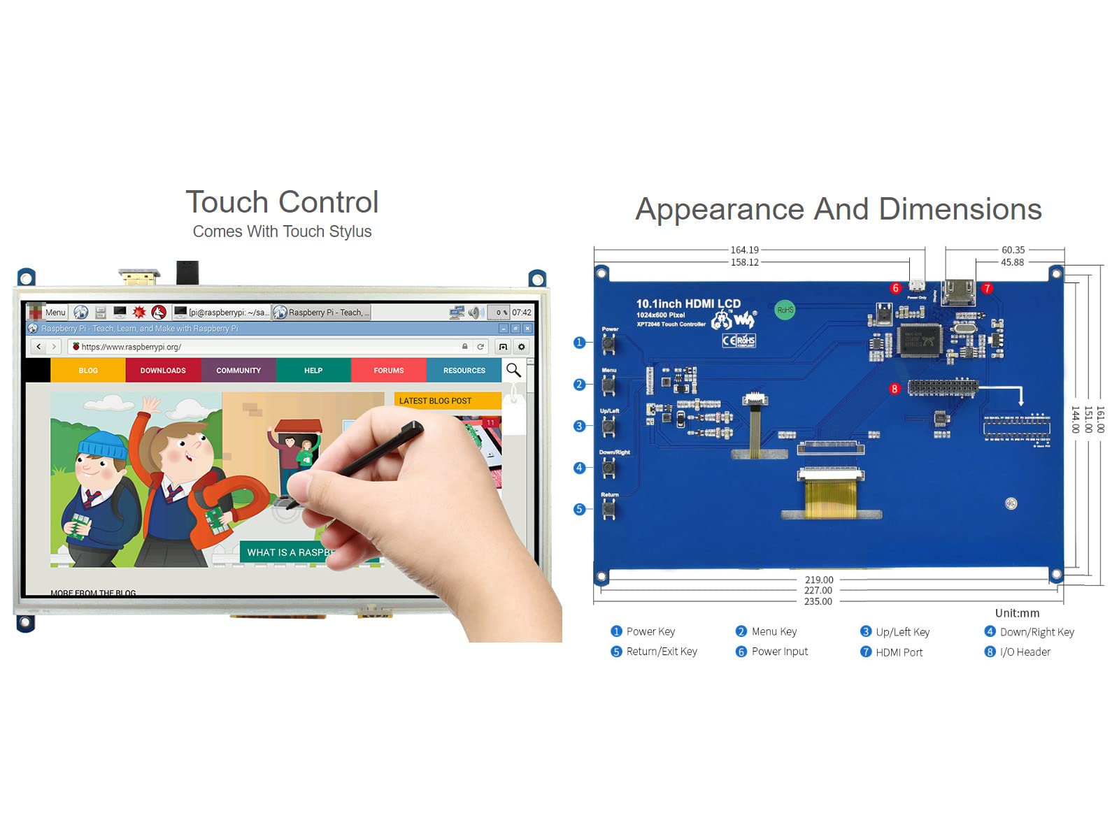 waveshare-10-1-zoll-control-panel-1024x600-resistiv-touch-hdmi-f-r-raspberry-pi image 5