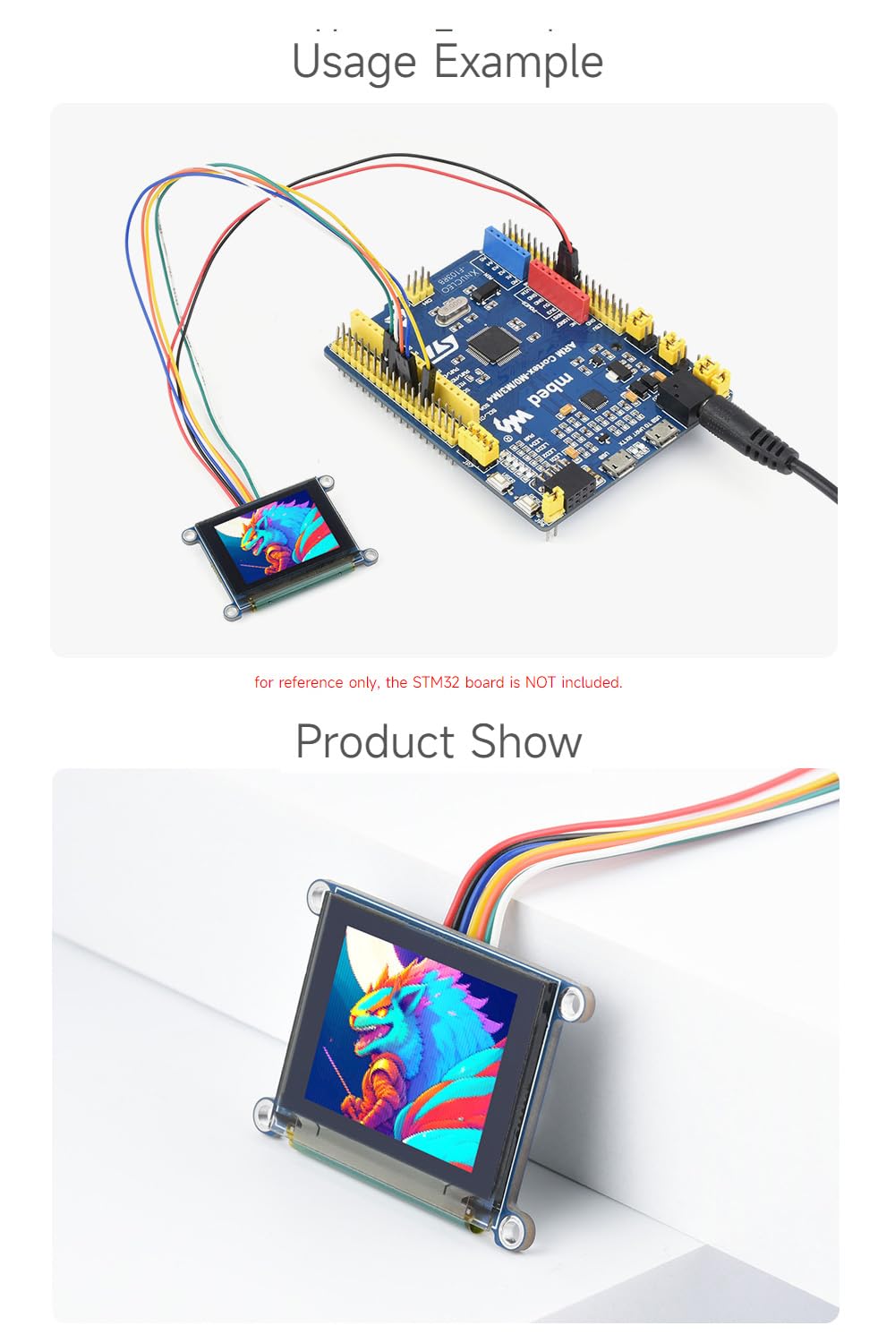 waveshare-1-27-zoll-rgb-oled-display-modul-128x96-spi image 7