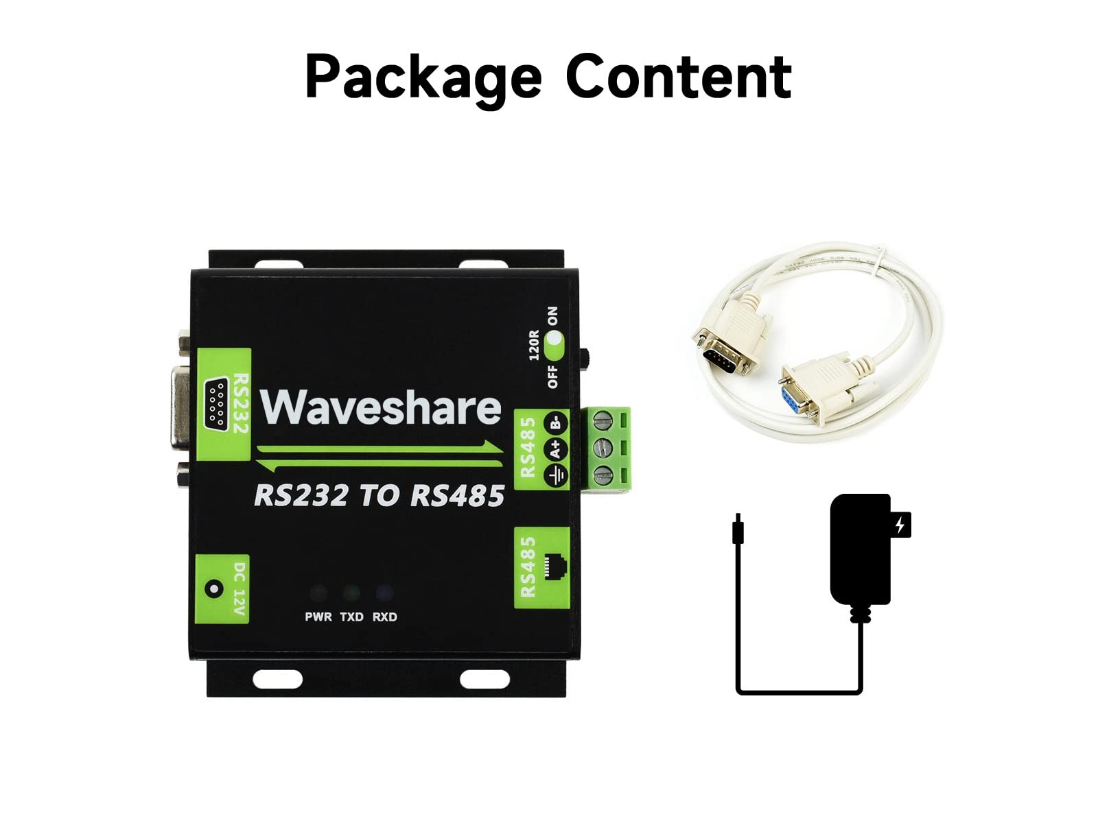 waveshare-industrieller-isolierter-rs232-zu-rs485-konverter image 2