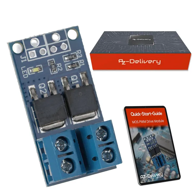 az-delivery-mosfet-pwm-regler-modul-dc-5v-36v-15a-400w image 1