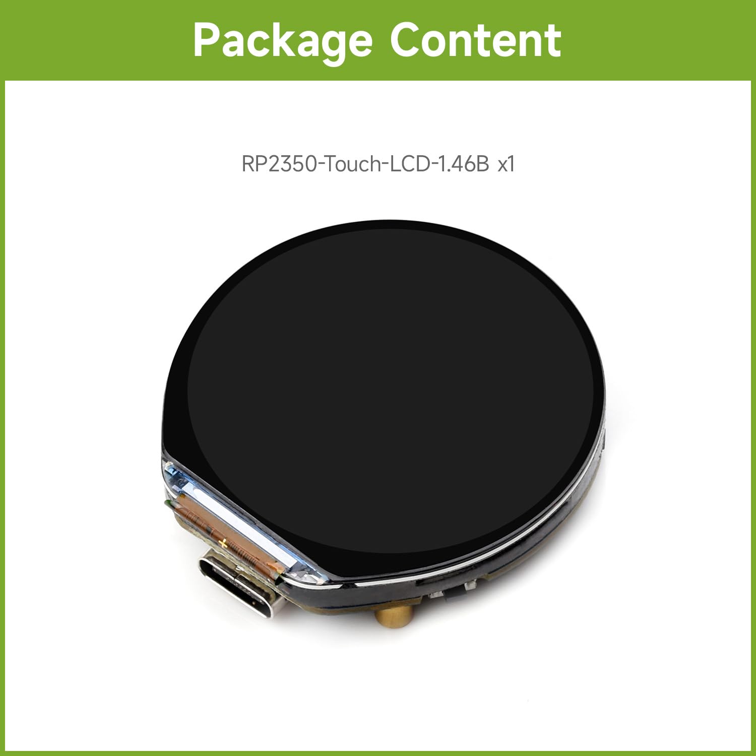 waveshare-rp2350-touch-lcd-1-46b-entwicklungsboard-1-46-zoll-touch-runddisplay-o image 2