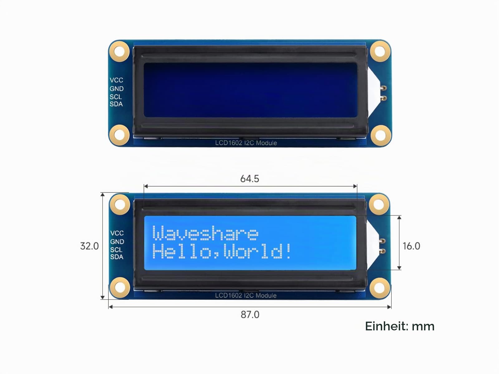 waveshare-lcd1602-i2c-display-modul-16x2-zeichen-wei-auf-blau image 5