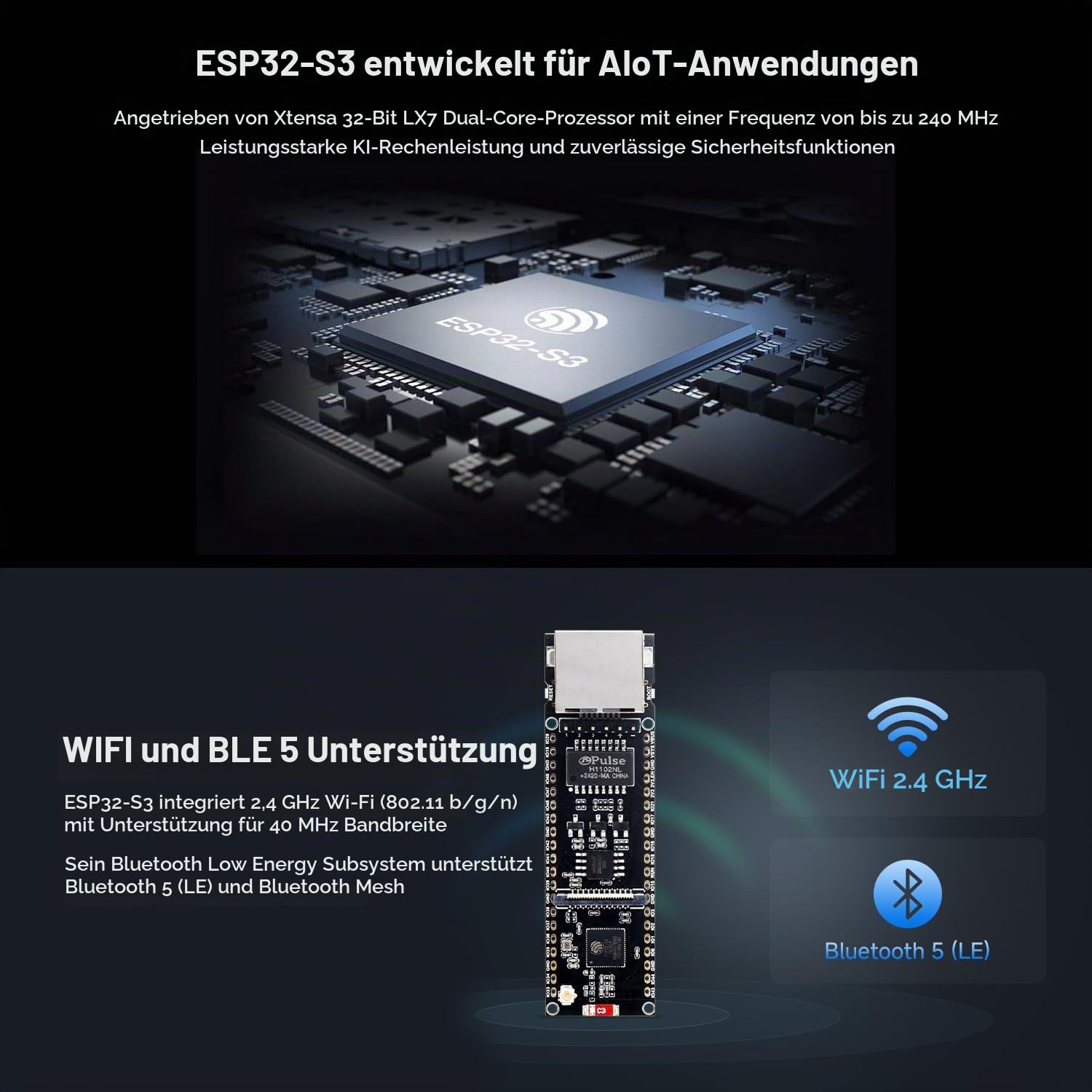 waveshare-esp32-s3-eth-entwicklungsboard-2er-set-mit-poe-modul-rj45-und-type-c image 5