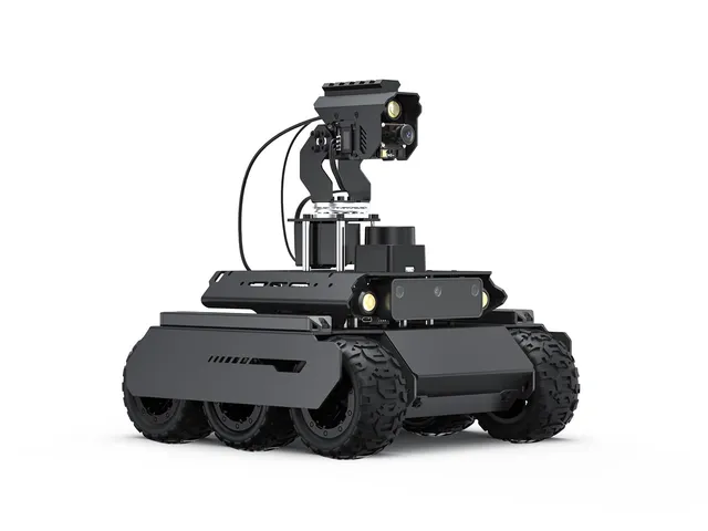 waveshare-ugv-rover-pt-pi4b-ros2-kit-6wd-ai-roboter-mit-pan-tilt-f-r-raspberry-p image 1