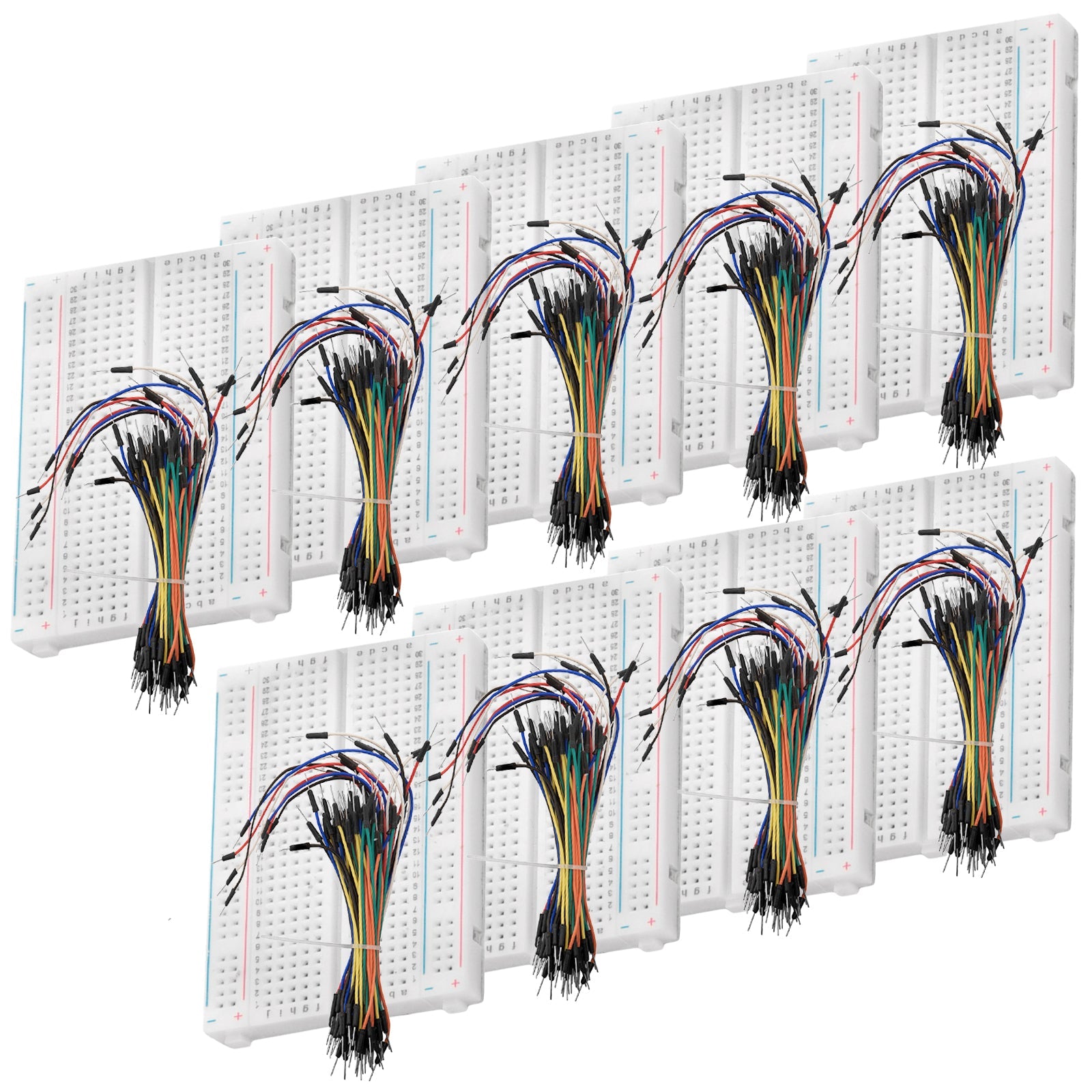az-delivery-breadboard-kit-3x-mini-breadboard-400-pins-195x-jumper-wire-kabel-m2 image 5