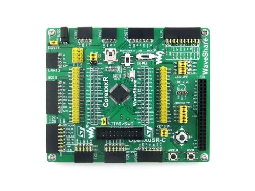 waveshare-open405r-c-stm32-board-stm32f405rgt6-cortex-m4-kit-usb-uart-modul-kabe image 1