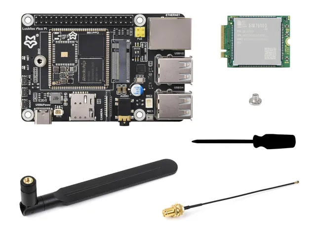 waveshare-luckfox-pico-pi-a-linux-board-rv1106g3-mit-4g-modul-ohne-wlan image 1